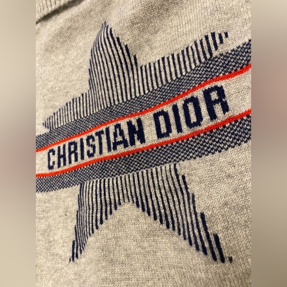 Christian Dior Alps sleeveless grey zipped Sweater size S